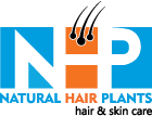 natural hair plant logo